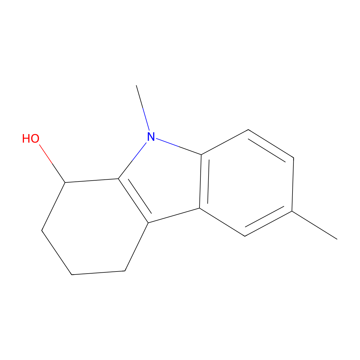 6,9-Dimethyl-1,2,3,4-tetrahydrocarbazol-1-ol molecular structure, CAS 413571-59-2