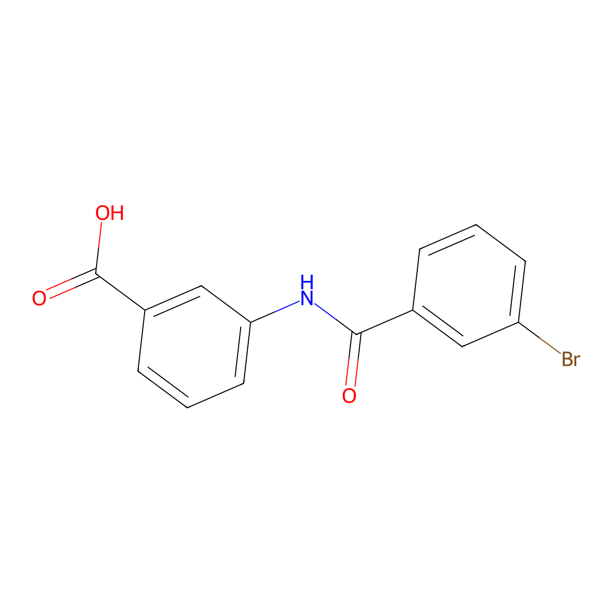 3-(3-Bromobenzamido)benzoic acid molecular structure, CAS 413574-81-9