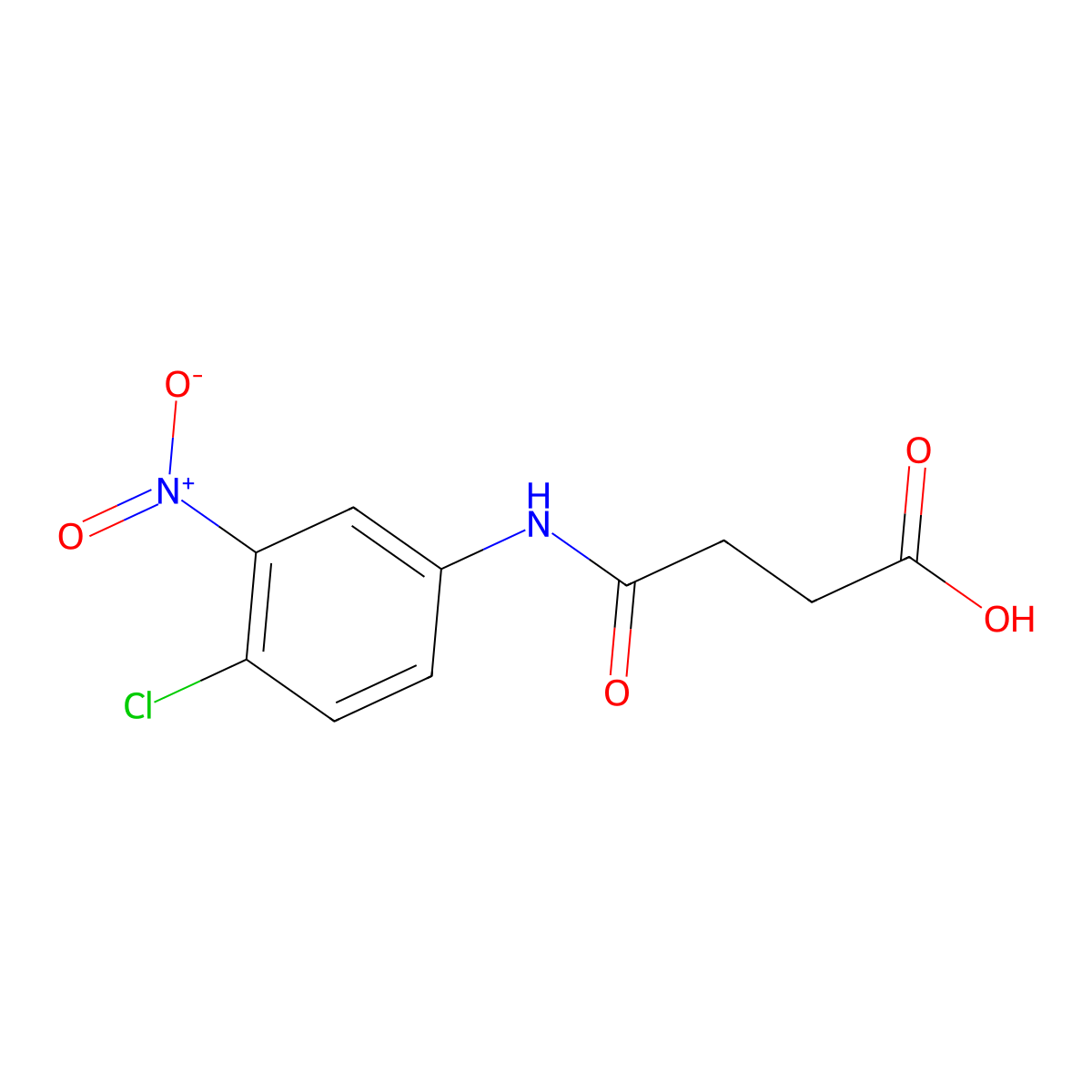 4-(4-Chloro-3-nitroanilino)-4-oxobutanoic acid molecular structure, CAS 413604-04-3