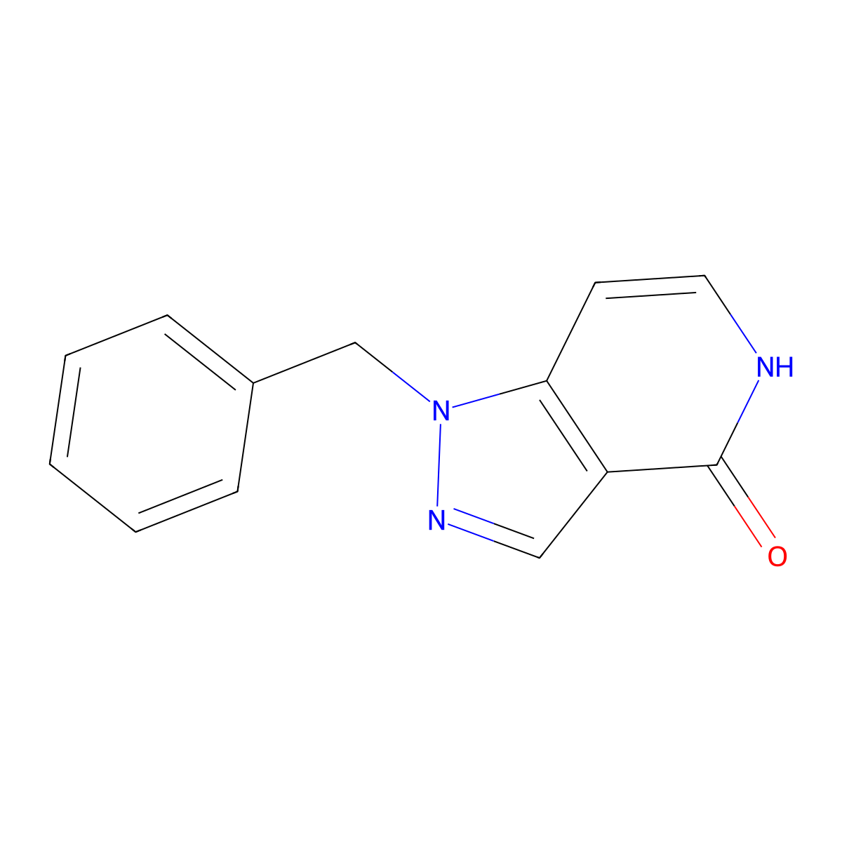 1-Benzyl-1h,4h,5h-pyrazolo[4,3-c]pyridin-4-one molecular structure, CAS 41372-93-4