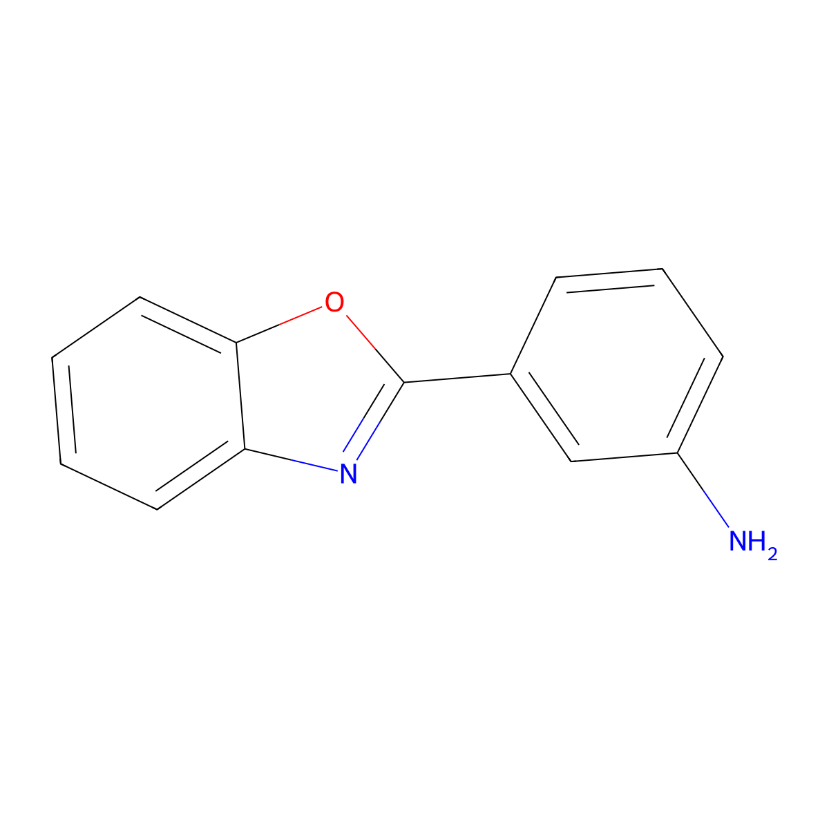 3-(1,3-Benzoxazol-2-yl)aniline molecular structure, CAS 41373-36-8