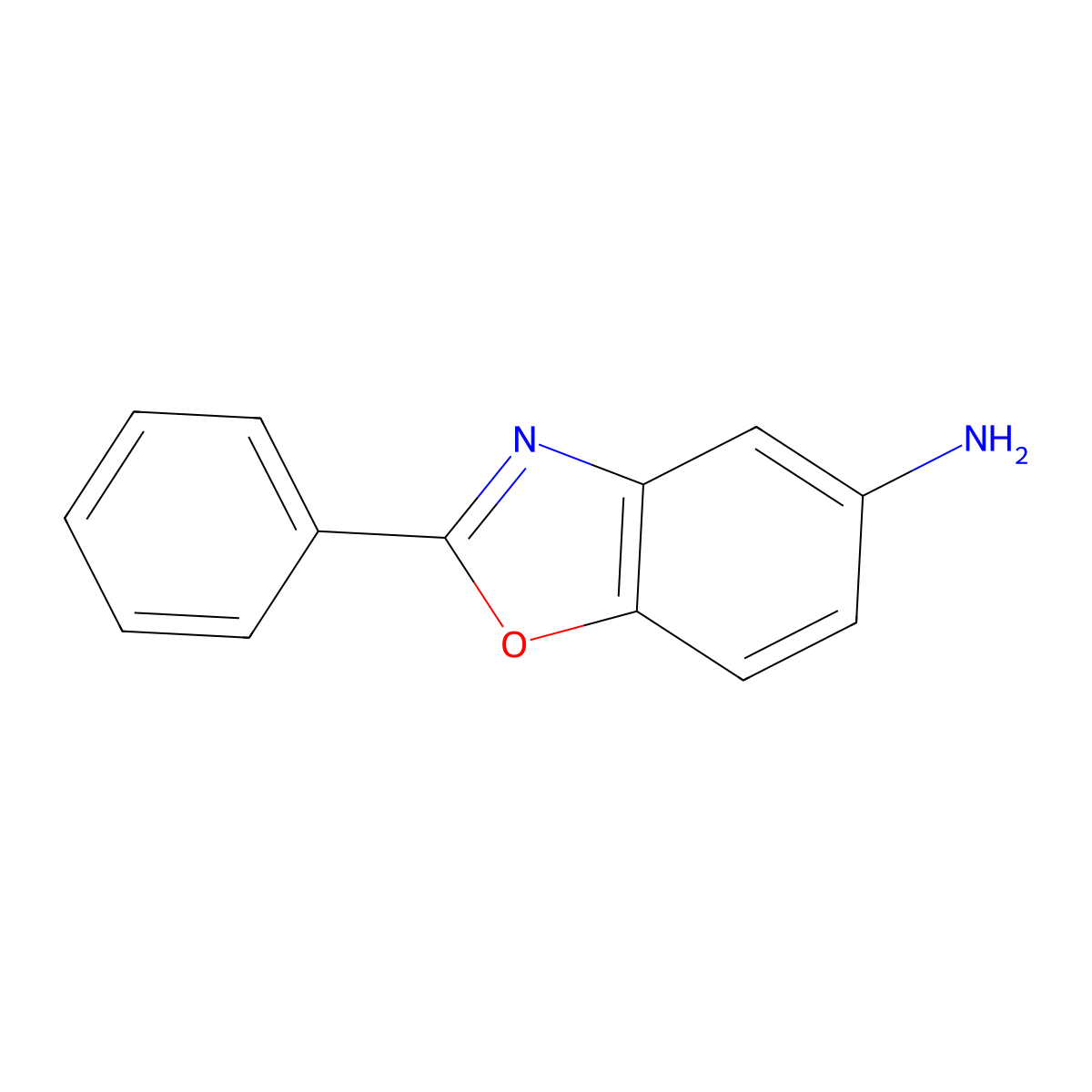 2-Phenyl-1,3-benzoxazol-5-amine molecular structure, CAS 41373-37-9