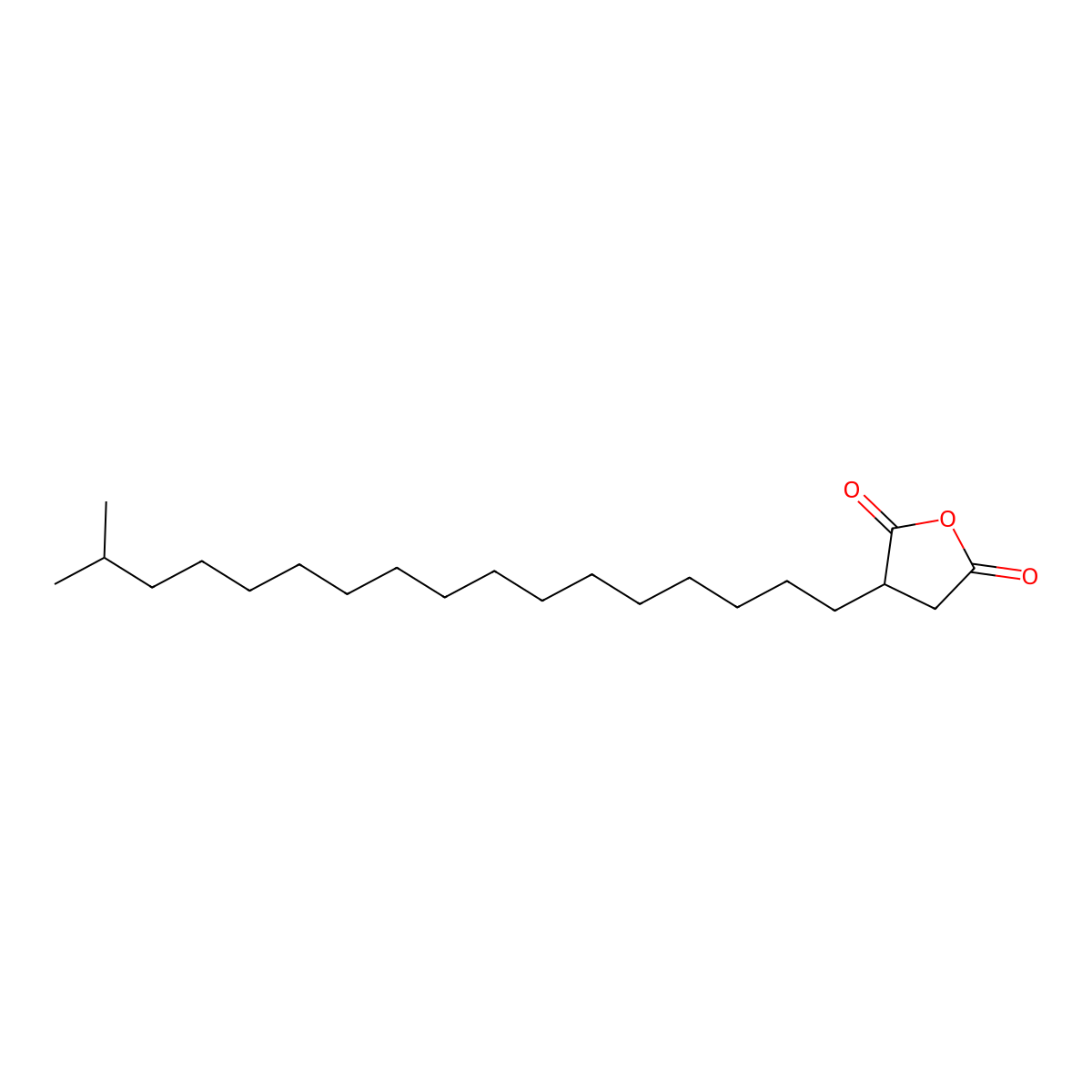 3-(16-Methylheptadecyl)oxolane-2,5-dione molecular structure, CAS 41375-88-6
