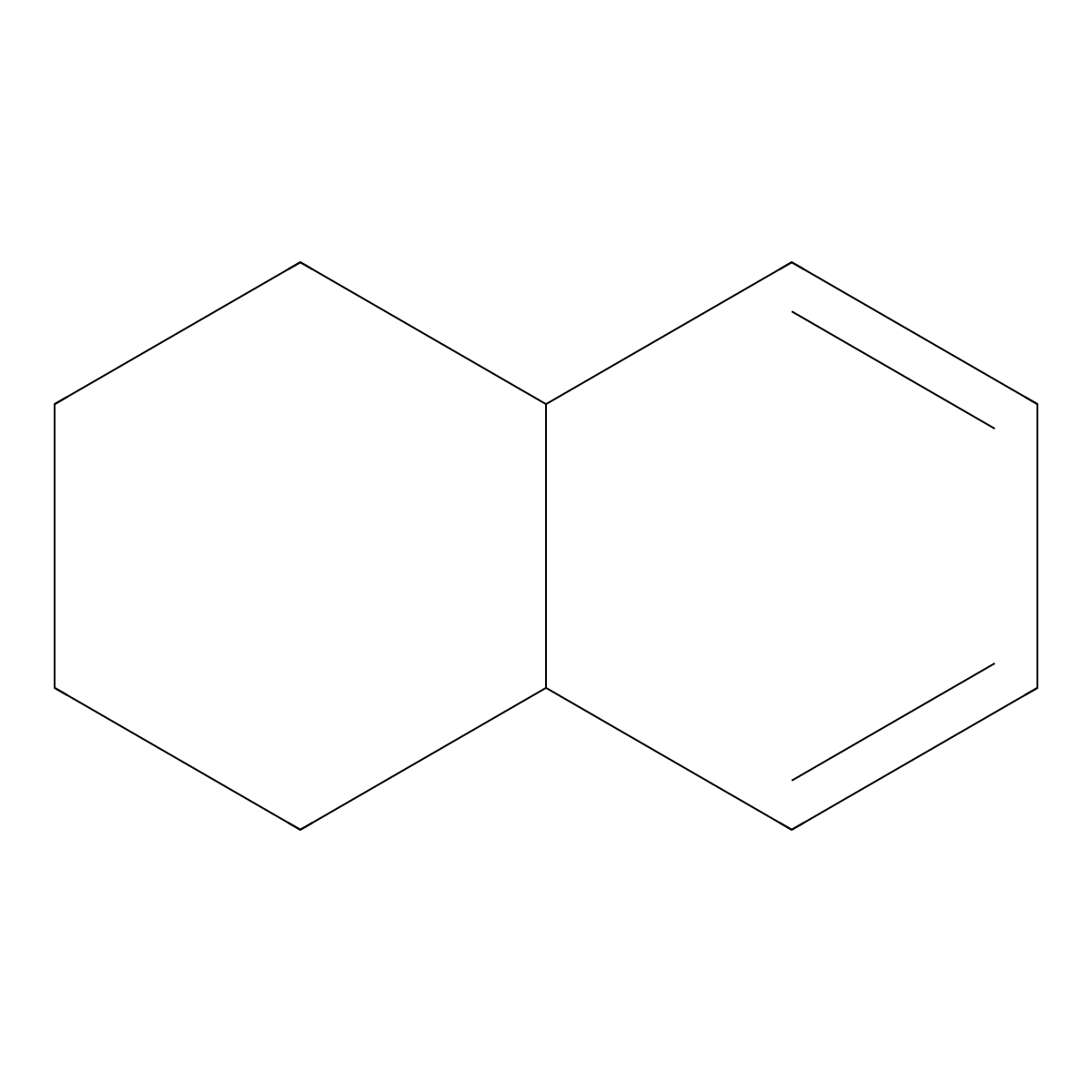 Naphthalene, 1,2,3,4,4a,8a-hexahydro- molecular structure, CAS 41375-99-9