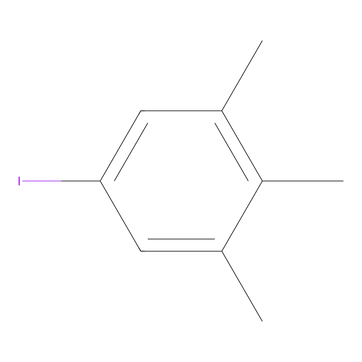 5-Iodo-1,2,3-trimethylbenzene molecular structure, CAS 41381-34-4