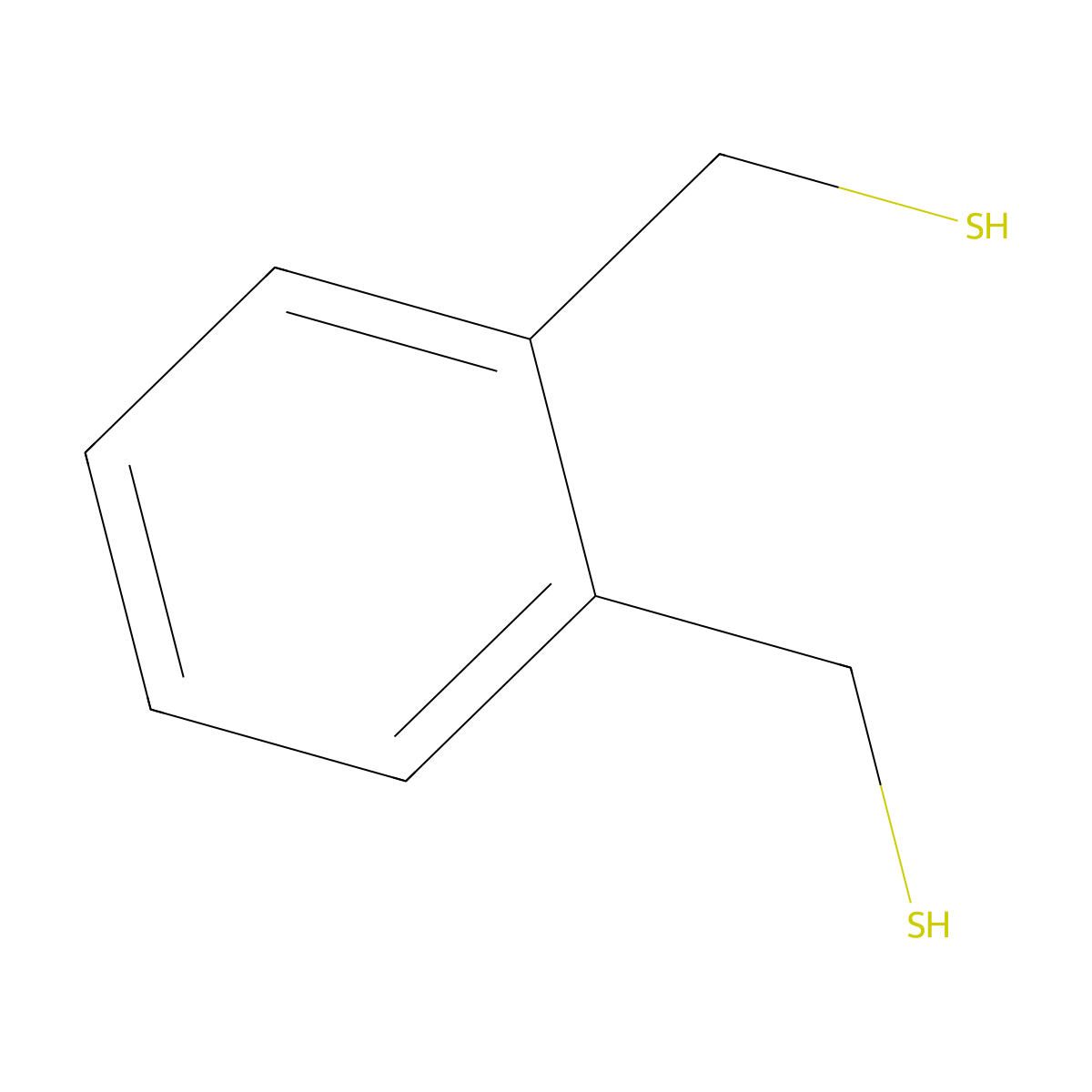 1,2-Benzenedimethanethiol molecular structure, CAS 41383-84-0
