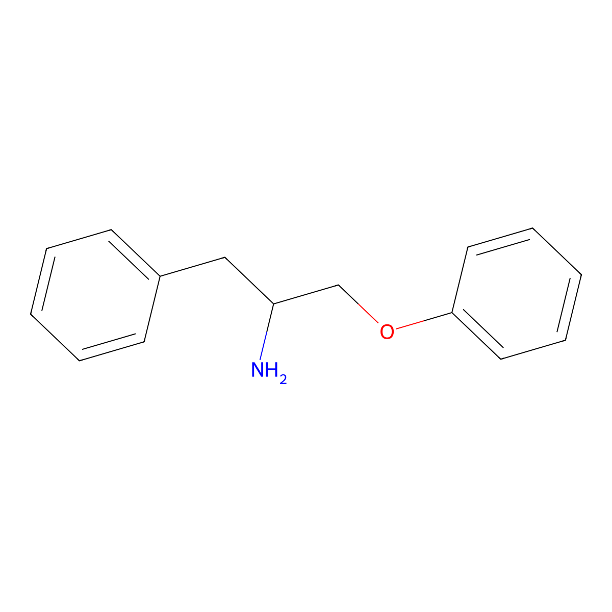 1-Phenoxy-3-phenylpropan-2-amine molecular structure, CAS 41386-30-5
