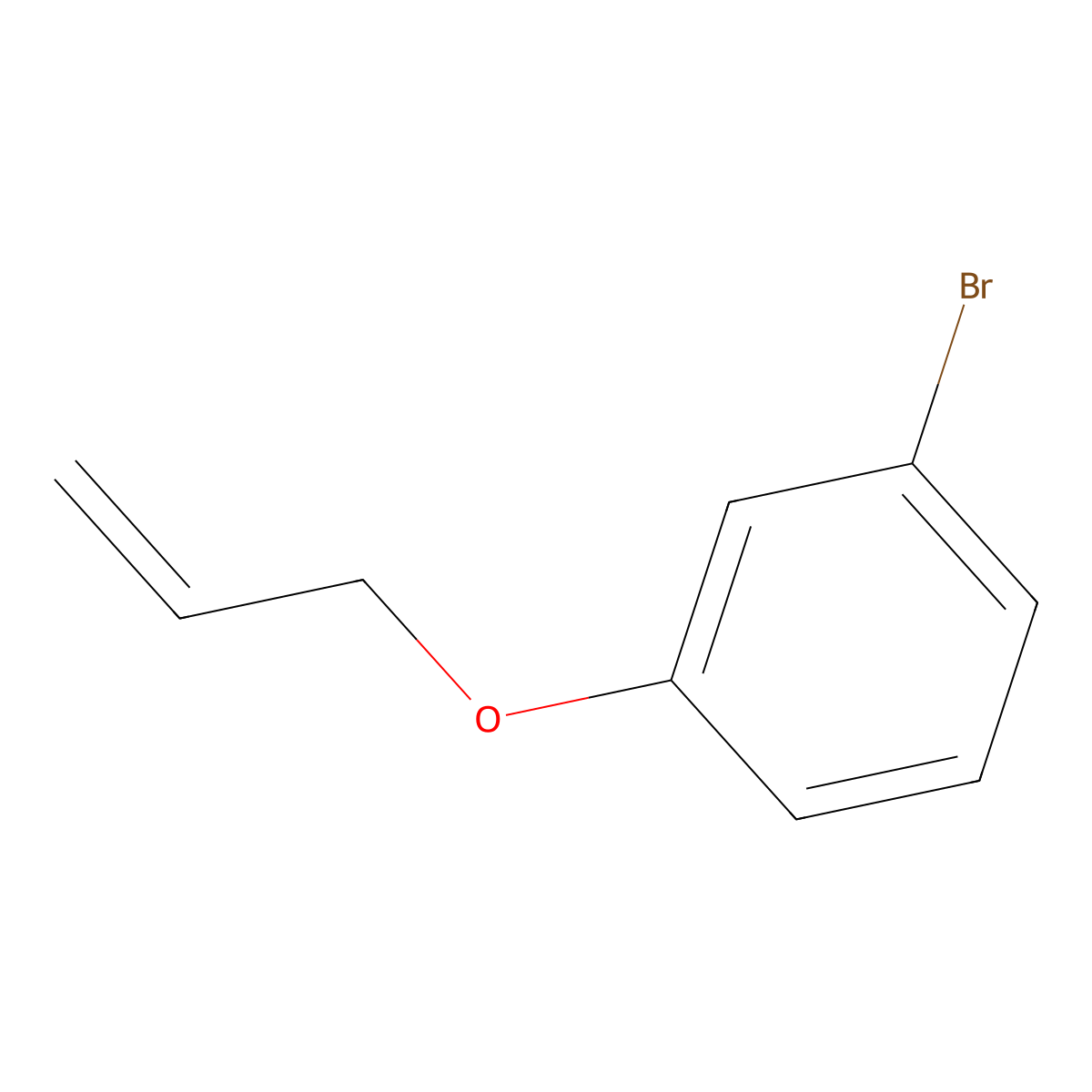 Allyl m-bromophenyl ether molecular structure, CAS 41388-50-5