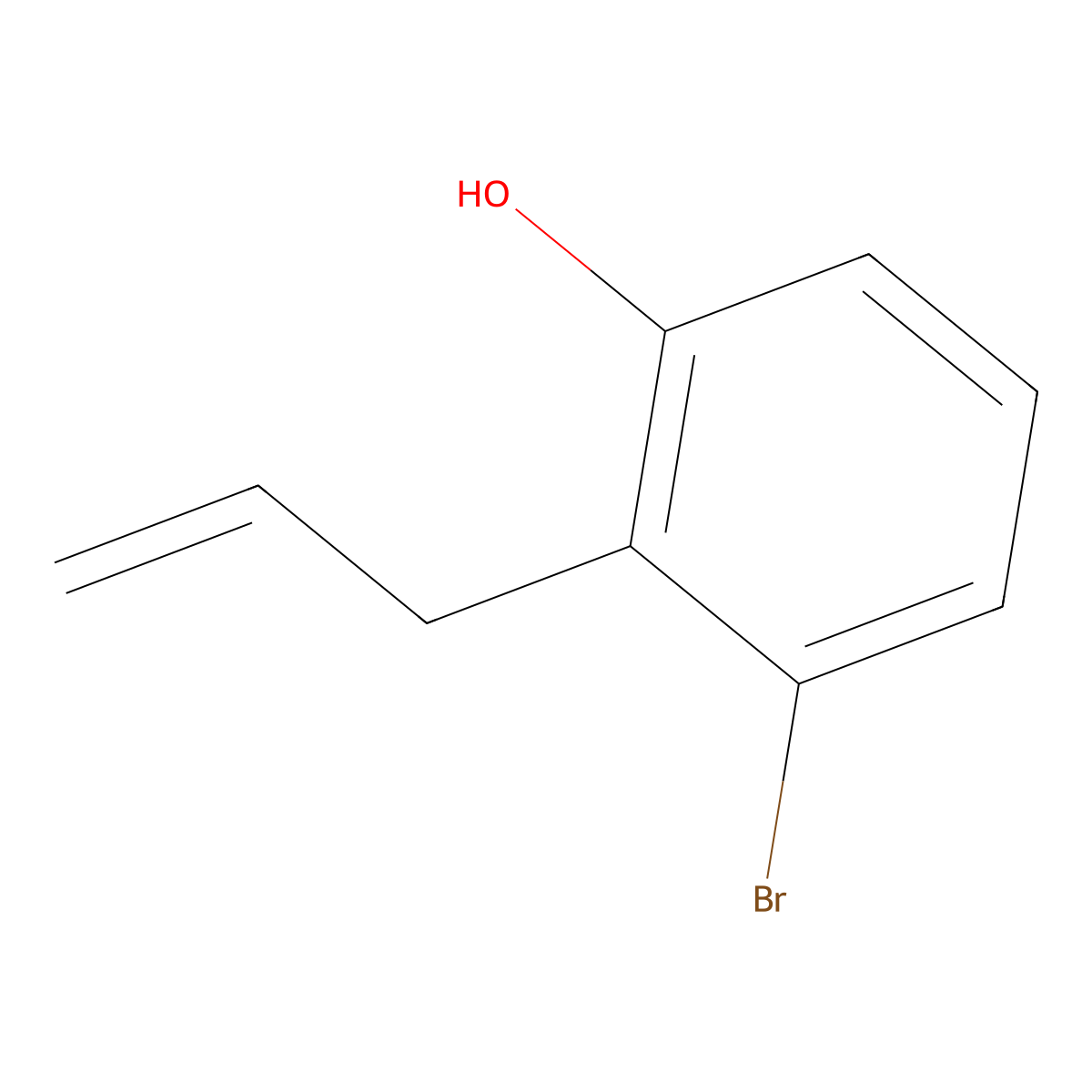 3-Bromo-2-(prop-2-en-1-yl)phenol molecular structure, CAS 41389-15-5