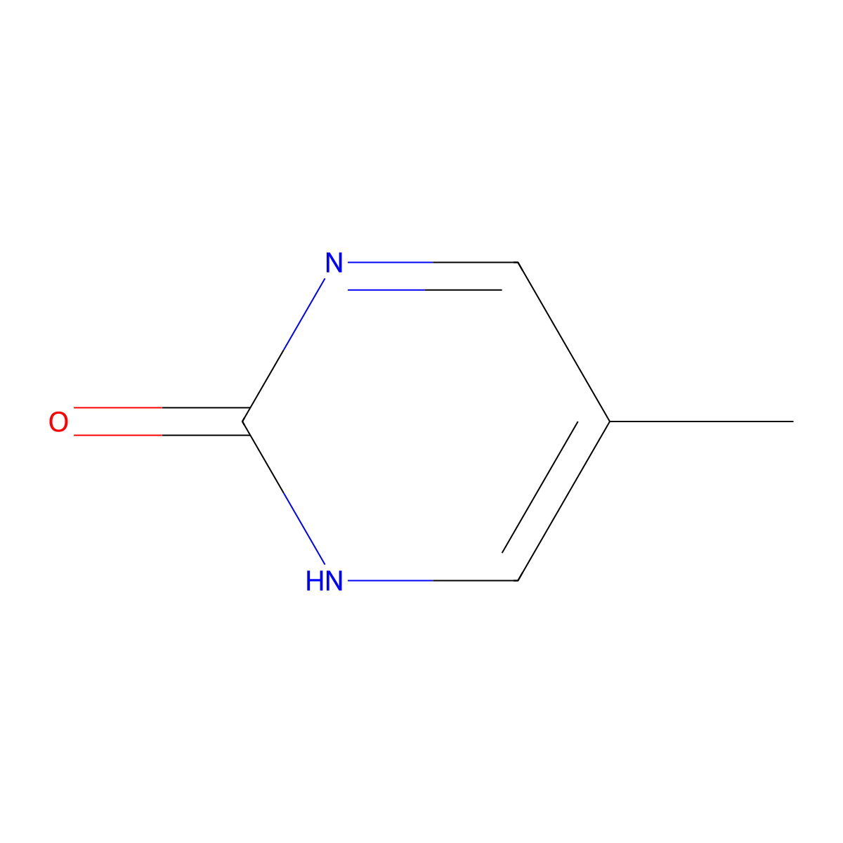 5-Methyl-2-pyrimidinone molecular structure, CAS 41398-85-0