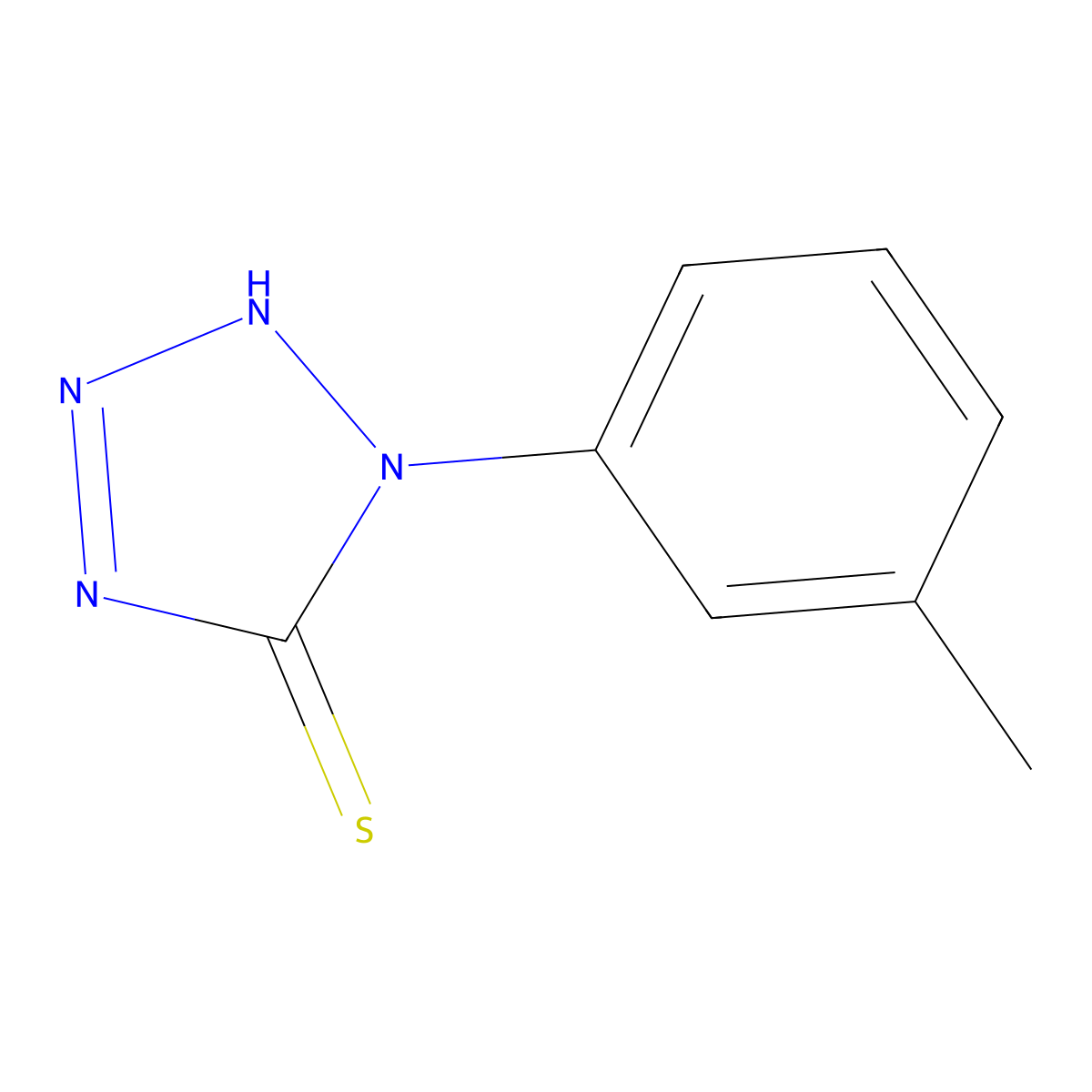 1-m-Tolyl-1H-tetrazole-5-thiol molecular structure, CAS 41401-38-1