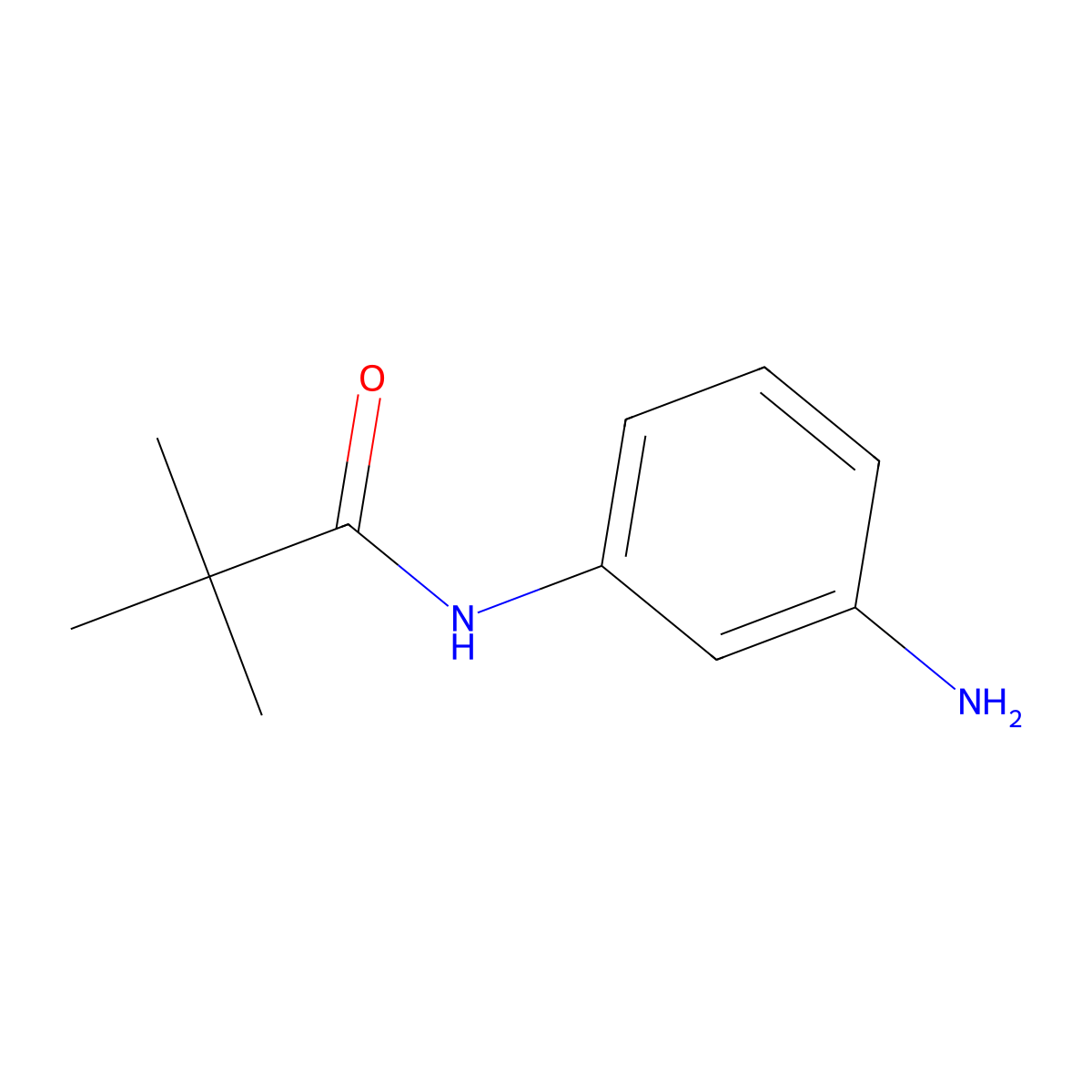N-(3-Aminophenyl)-2,2-dimethylpropanamide molecular structure, CAS 41402-58-8