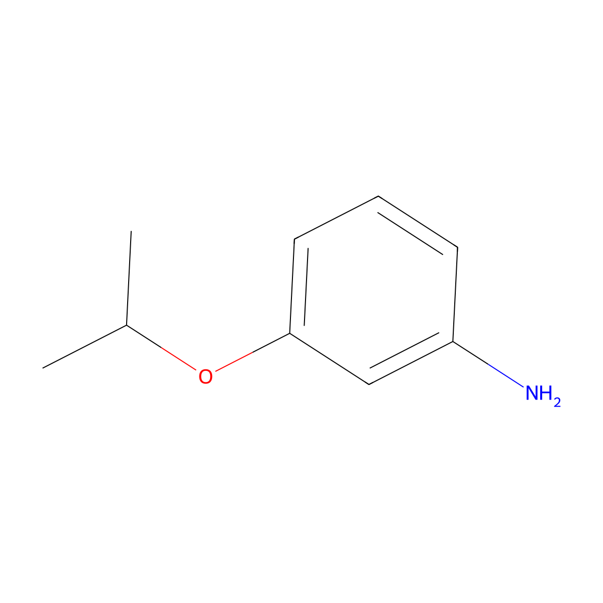 3-(Propan-2-yloxy)aniline molecular structure, CAS 41406-00-2