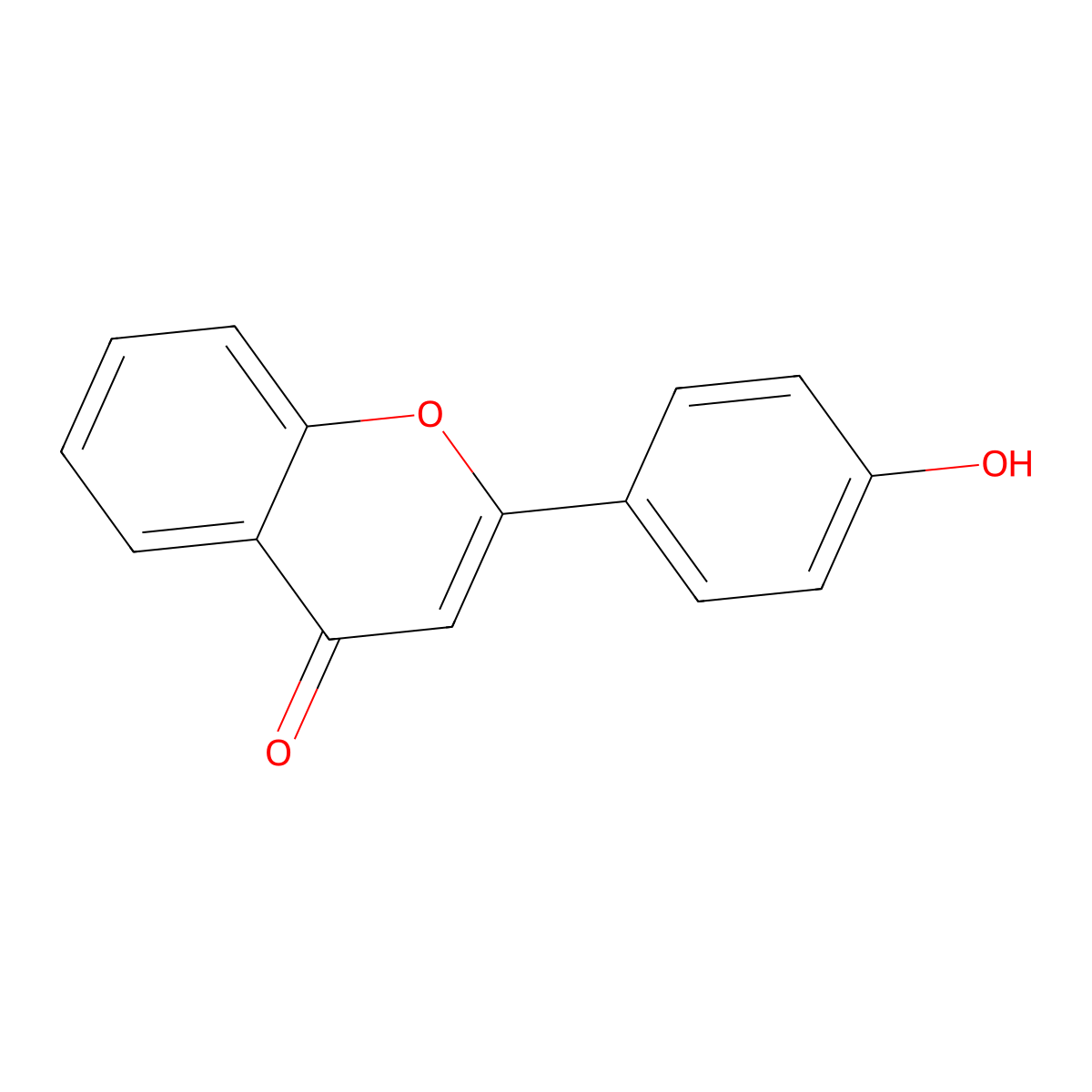 4'-Hydroxyflavone molecular structure, CAS 4143-63-9