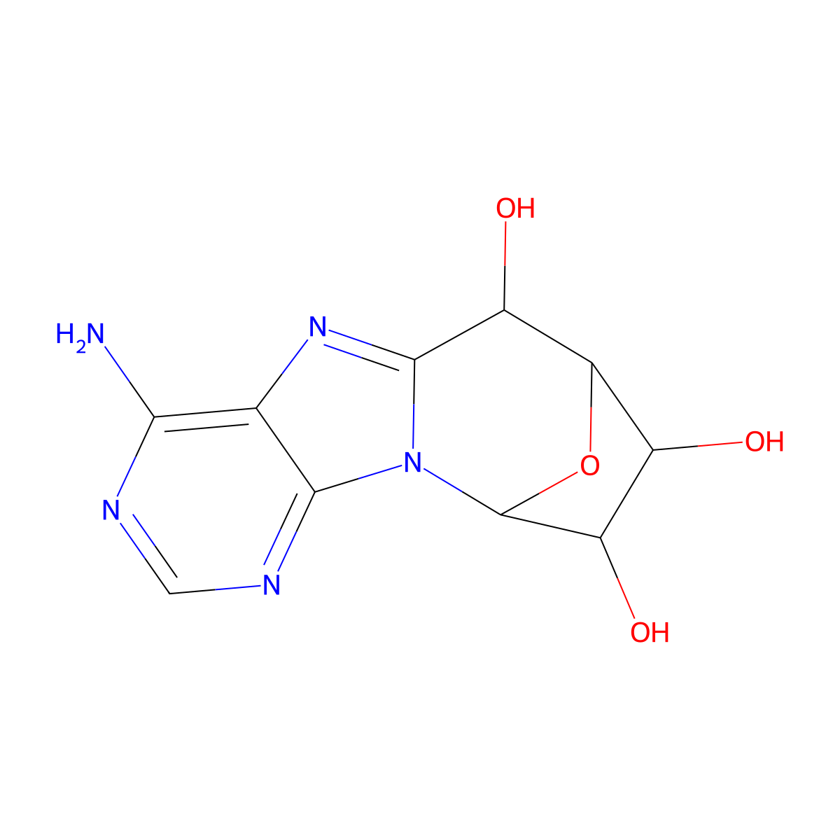 8,5'(S)-Cycloadenosine molecular structure, CAS 41432-67-1