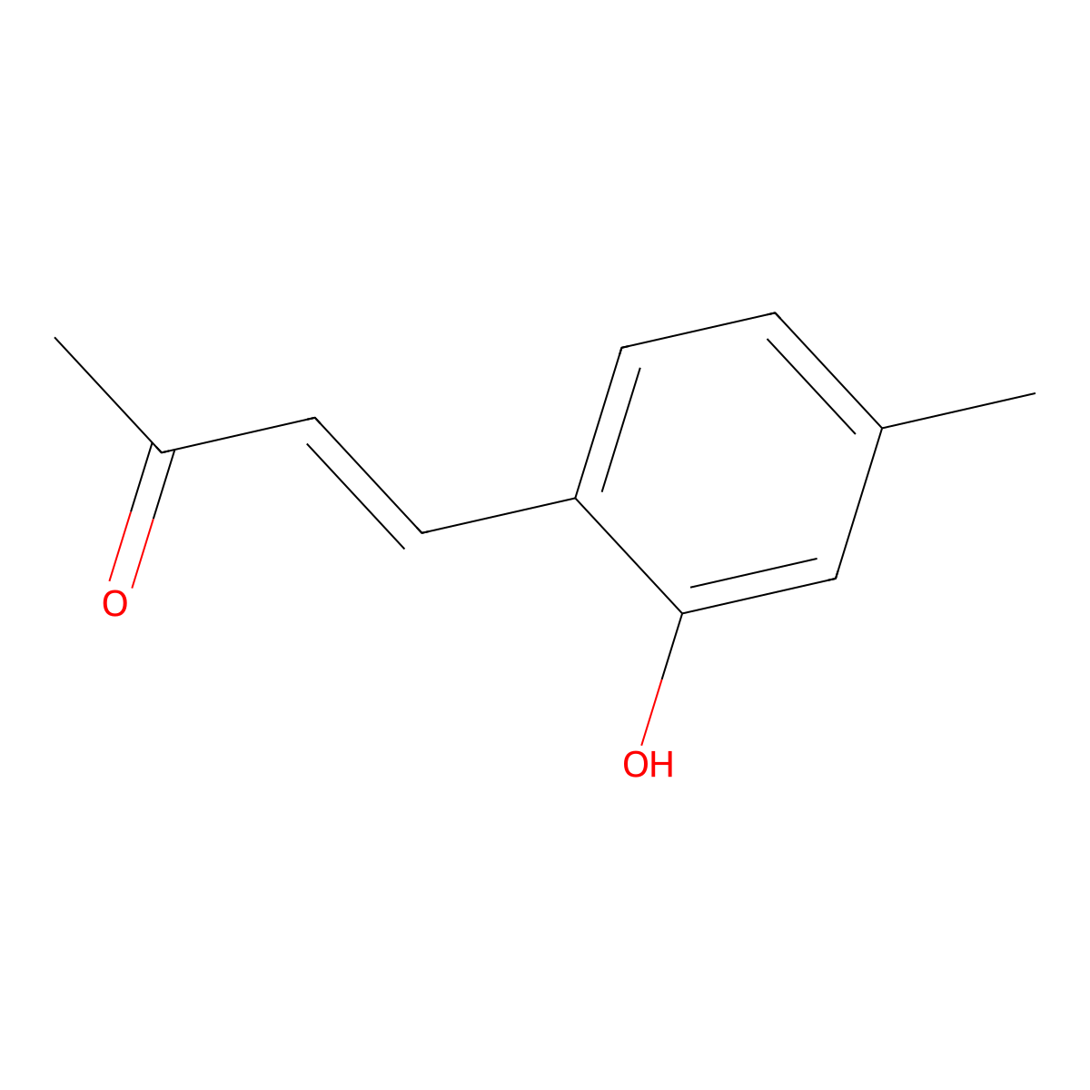 4-(2-Hydroxy-4-methylphenyl)but-3-en-2-one molecular structure, CAS 41438-02-2