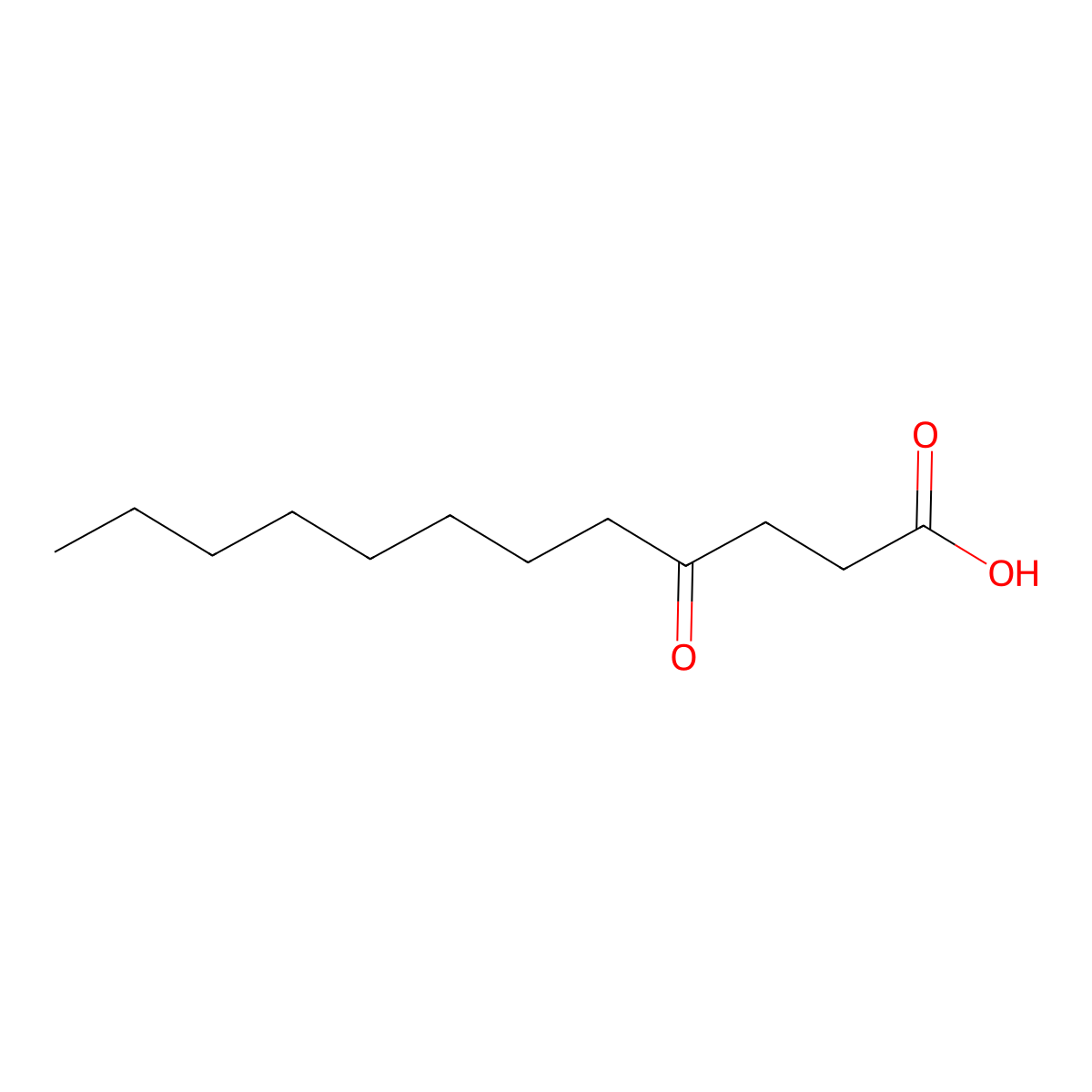 4-Oxododecanoic acid molecular structure, CAS 4144-55-2