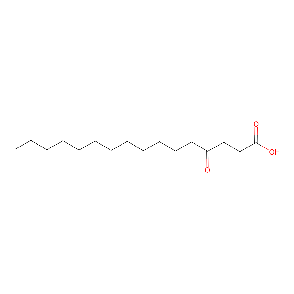 4-Oxohexadecanoic acid molecular structure, CAS 4144-56-3