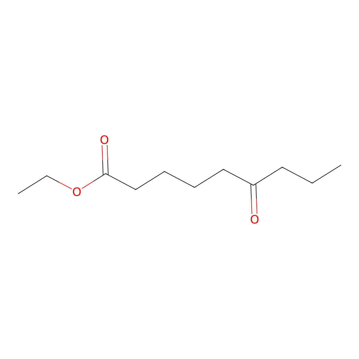 Ethyl 6-oxononanoate molecular structure, CAS 4144-59-6
