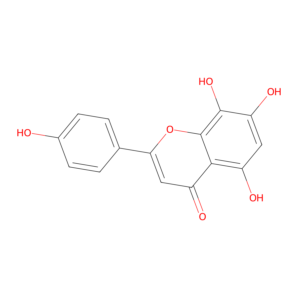 Isoscutellarein molecular structure, CAS 41440-05-5