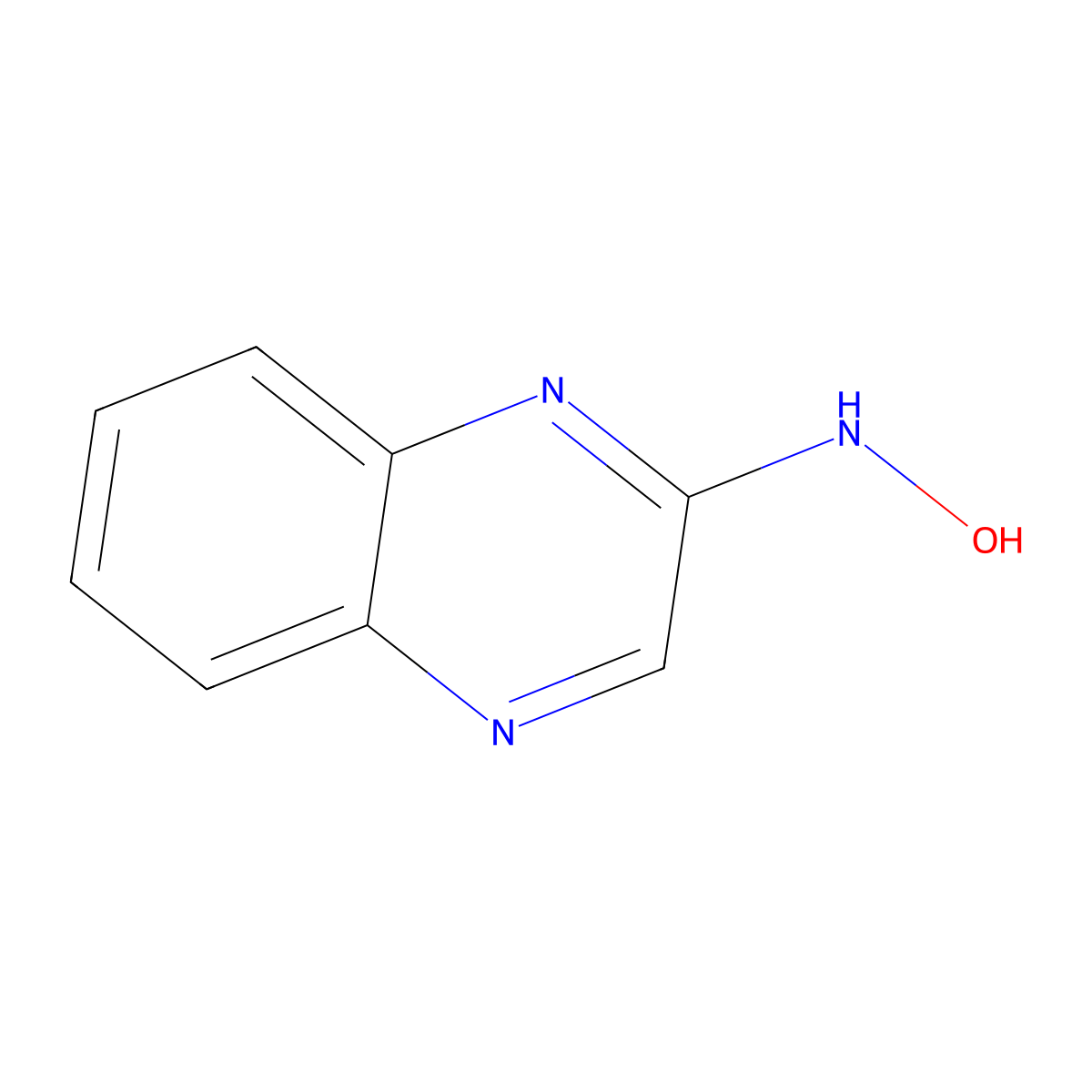 2(1H)-Quinoxalinone, oxime molecular structure, CAS 41443-27-0