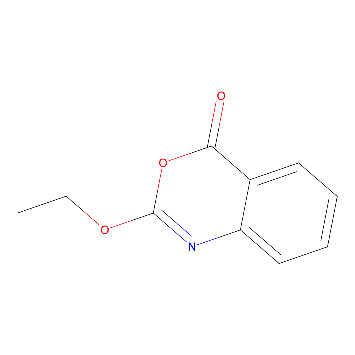 2-Ethoxy-4H-3,1-benzoxazin-4-one molecular structure, CAS 41470-88-6