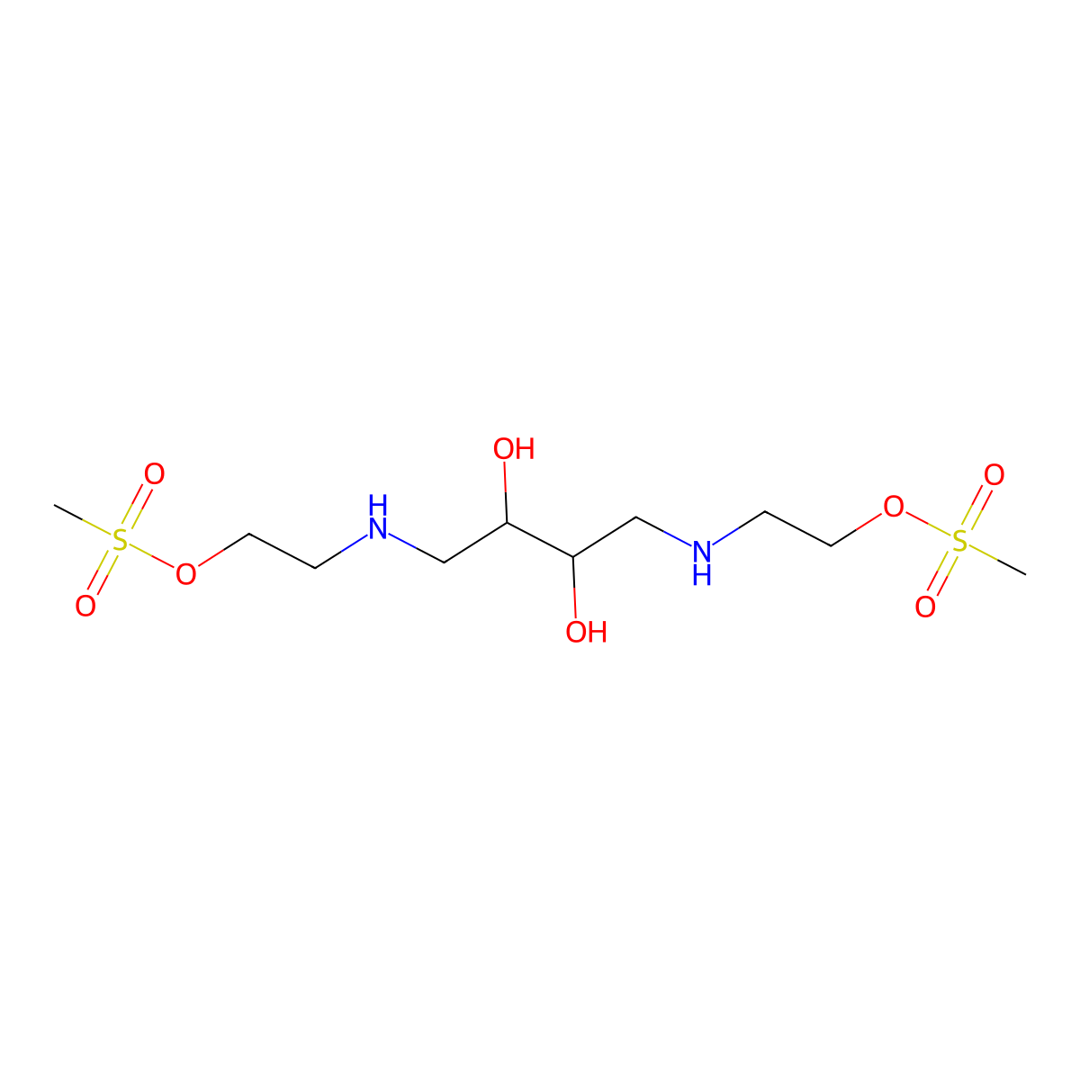 Ritrosulfan molecular structure, CAS 4148-16-7