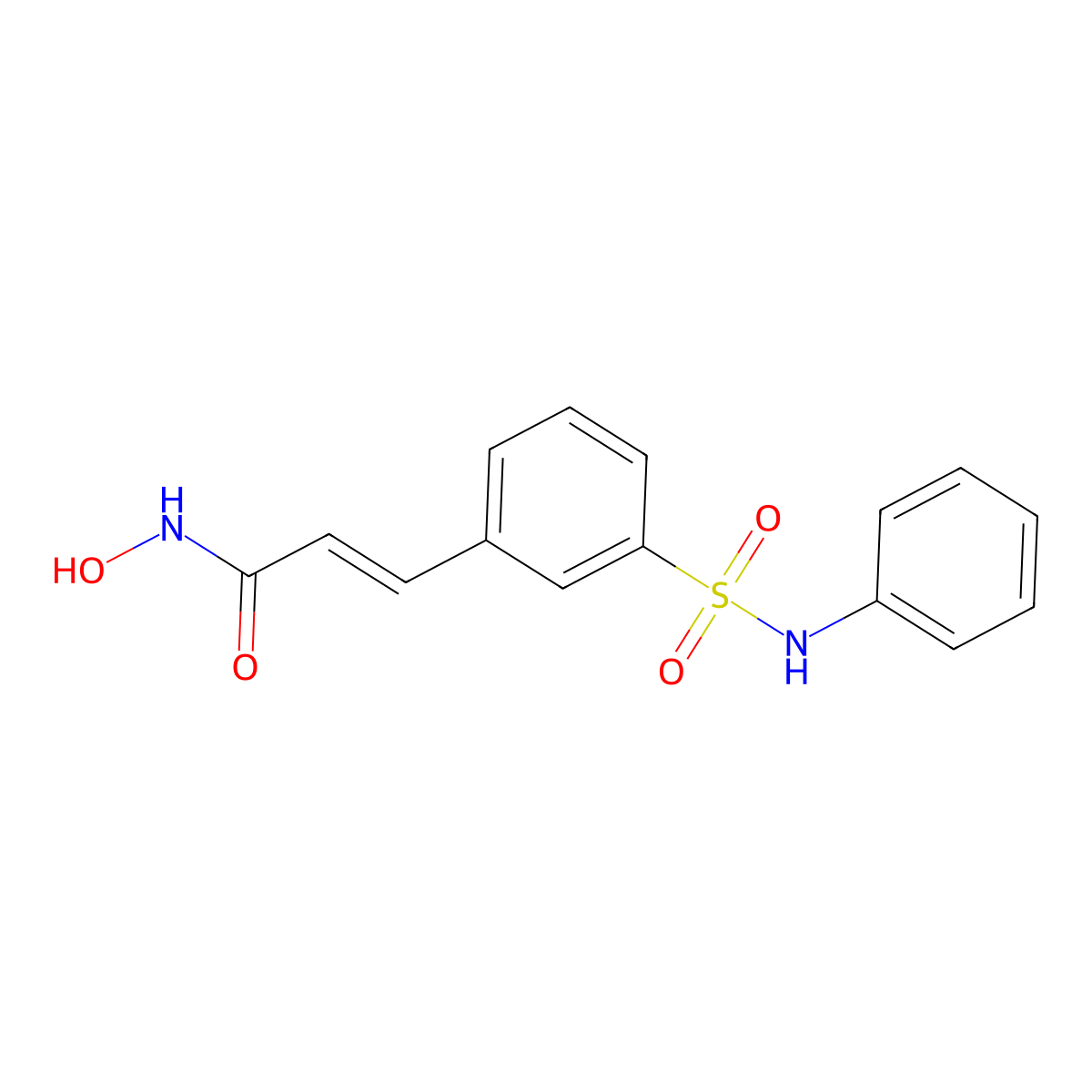 Belinostat molecular structure, CAS 414864-00-9