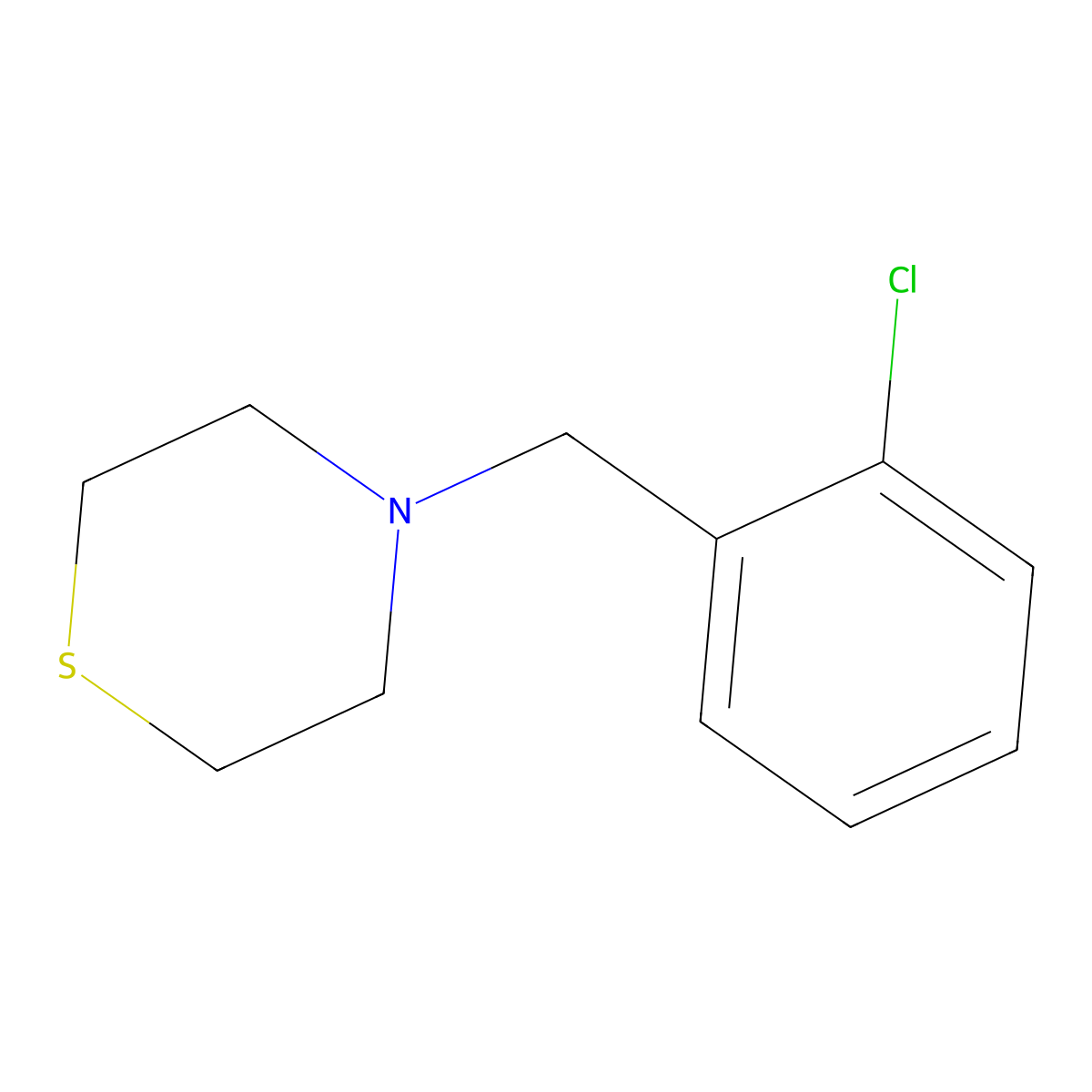 4-(2-Chlorobenzyl)thiomorpholine molecular structure, CAS 414873-32-8