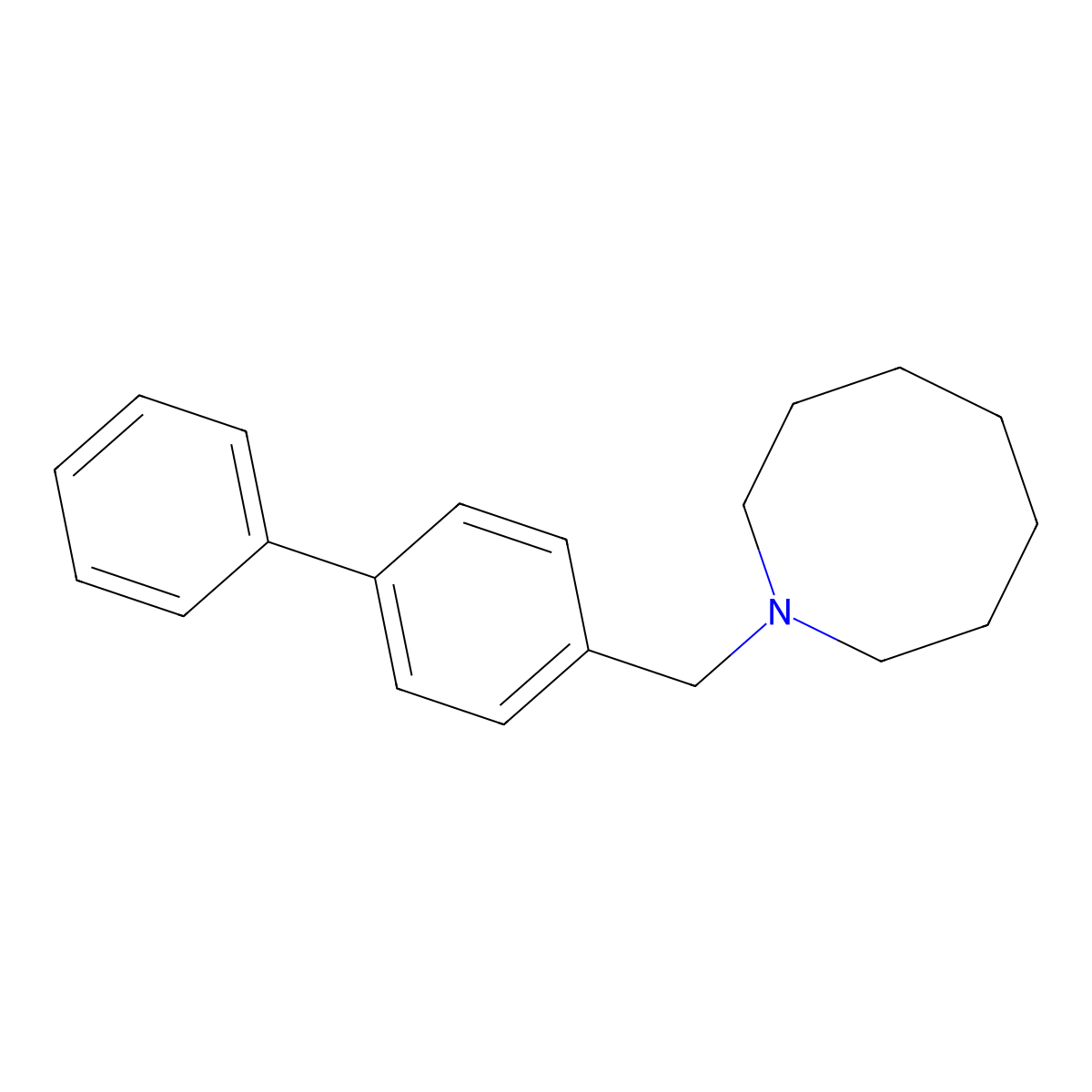 1-([1,1'-Biphenyl]-4-ylmethyl)azocane molecular structure, CAS 414881-01-9
