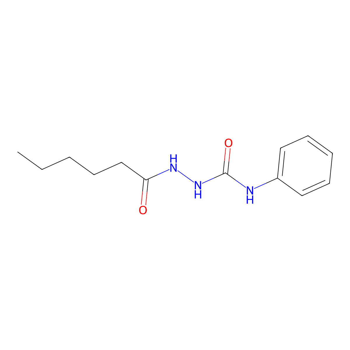 2-hexanoyl-N-phenylhydrazinecarboxamide molecular structure, CAS 414881-15-5