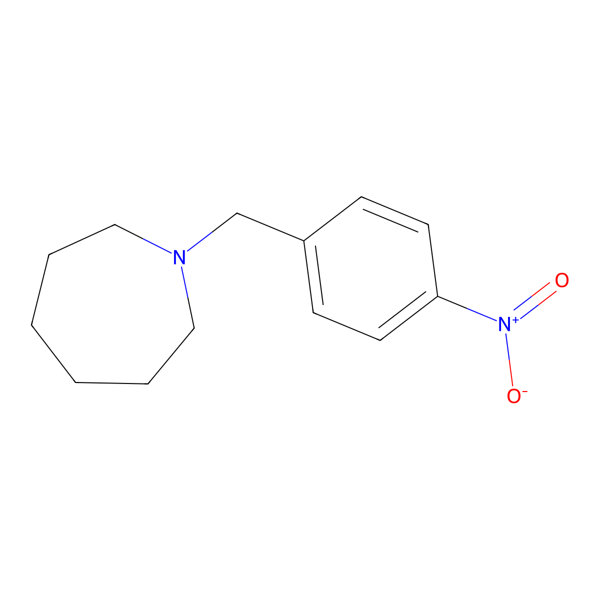 1-(4-Nitrobenzyl)azepane molecular structure, CAS 414884-97-2