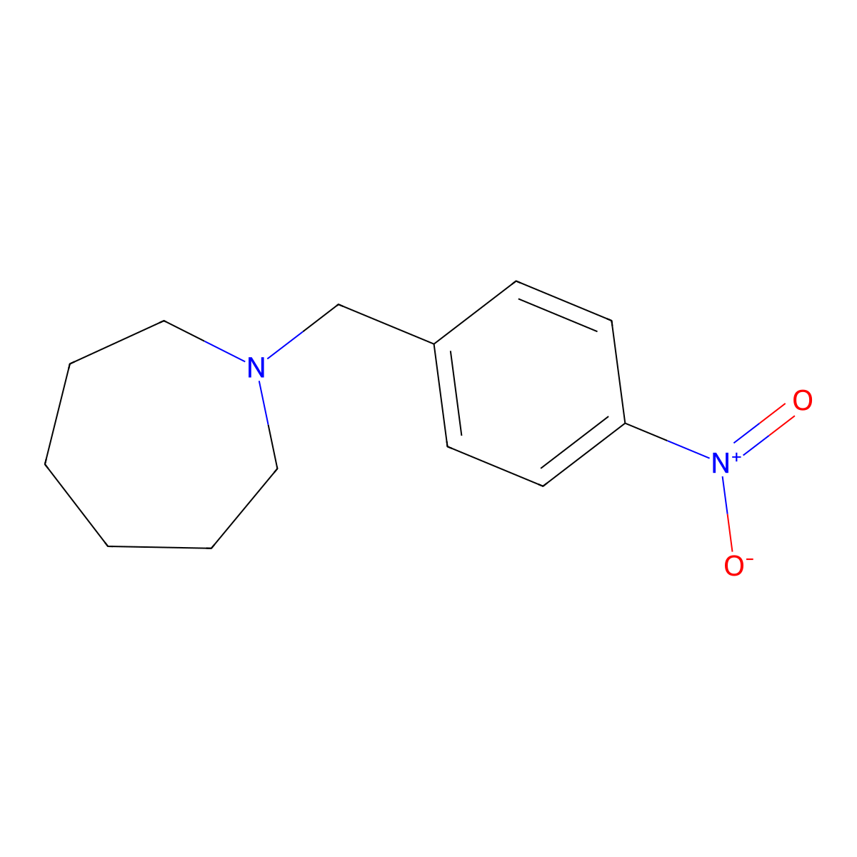 1-(4-Nitrobenzyl)azepane molecular structure, CAS 414884-97-2