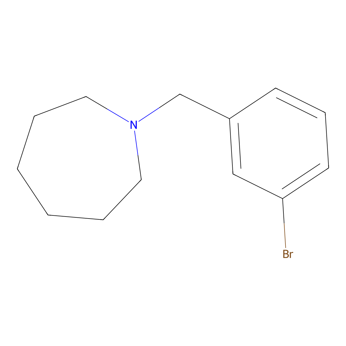 1-(3-Bromobenzyl)azepane molecular structure, CAS 414889-80-8
