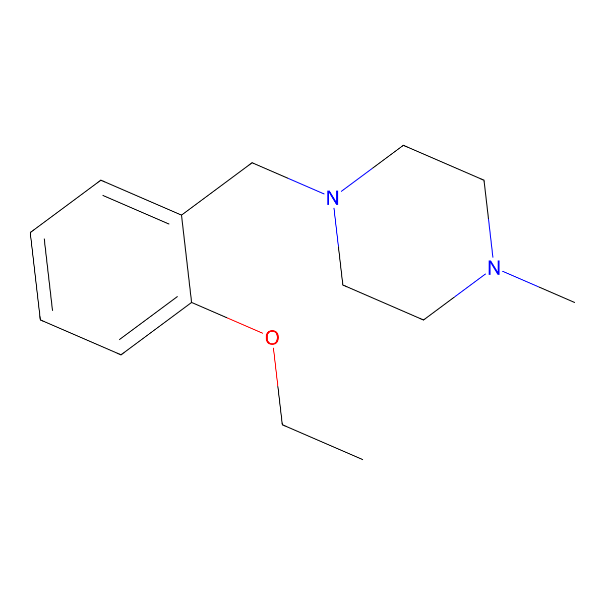 1-(2-Ethoxybenzyl)-4-methylpiperazine molecular structure, CAS 414892-82-3