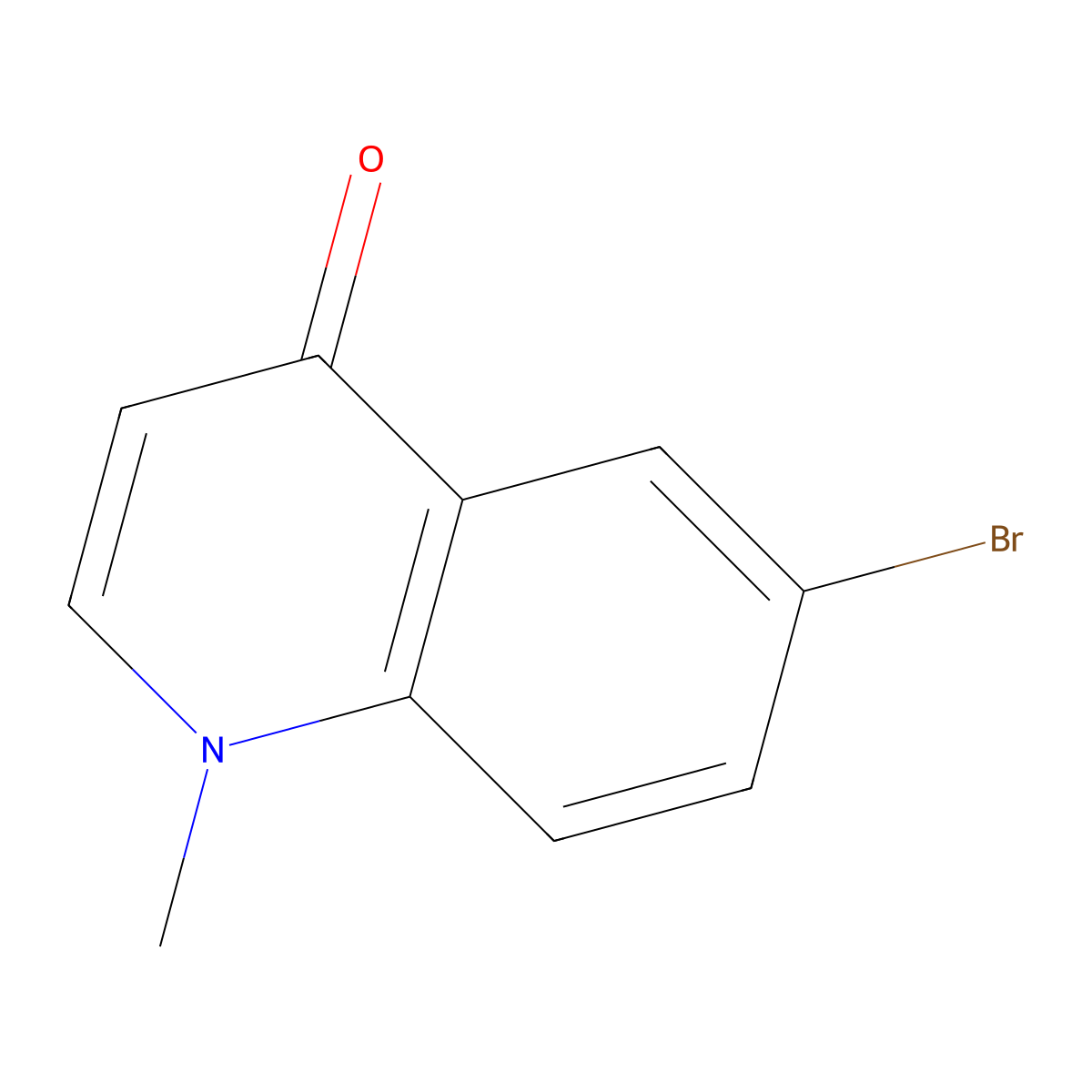 6-Bromo-1-methylquinolin-4(1H)-one molecular structure, CAS 414894-40-9