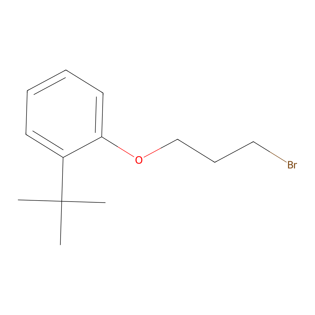 1-(3-Bromo-propoxy)-2-tert-butyl-benzene molecular structure, CAS 414900-40-6