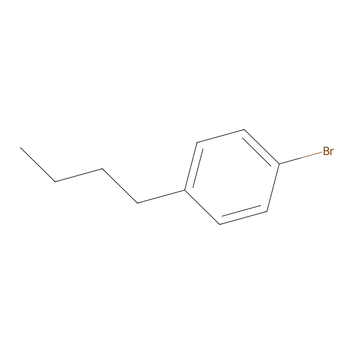 1-Bromo-4-butylbenzene molecular structure, CAS 41492-05-1