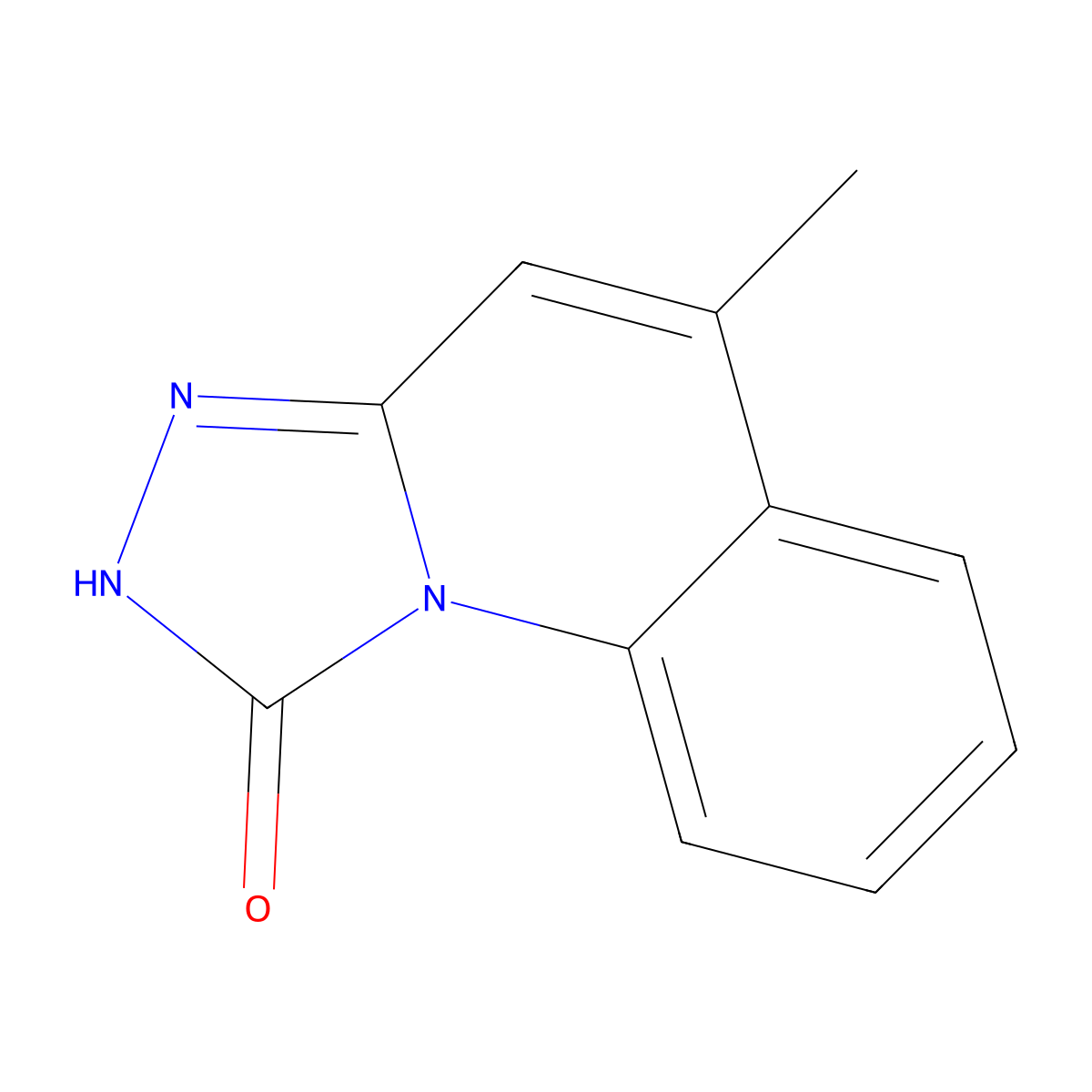 5-Methyl[1,2,4]triazolo[4,3-a]quinolin-1(2h)-one molecular structure, CAS 41493-62-3
