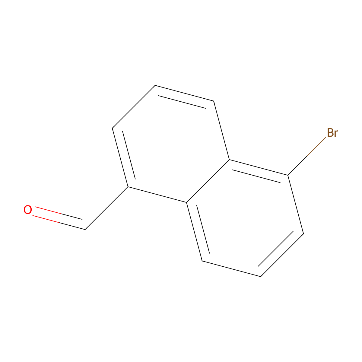 5-Bromo-1-naphthaldehyde molecular structure, CAS 41498-06-0
