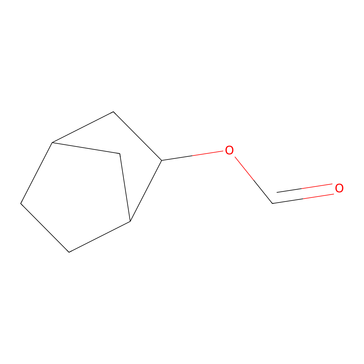 Exo-2-norbornyl formate molecular structure, CAS 41498-71-9