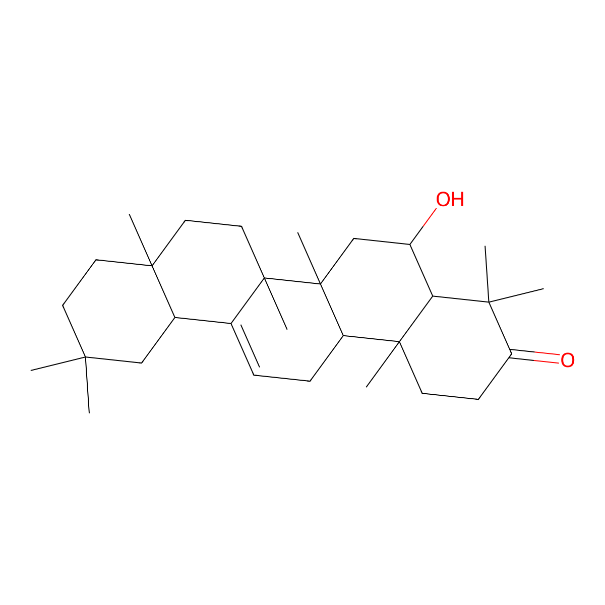Daturaolone molecular structure, CAS 41498-80-0