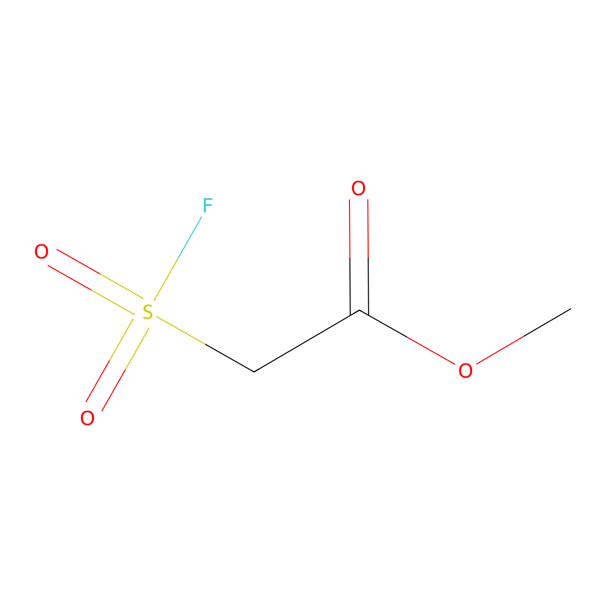 Methyl 2-(fluorosulfonyl)acetate molecular structure, CAS 41505-91-3