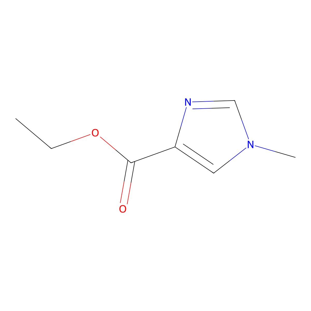Ethyl 1-Methylimidazole-4-carboxylate molecular structure, CAS 41507-56-6