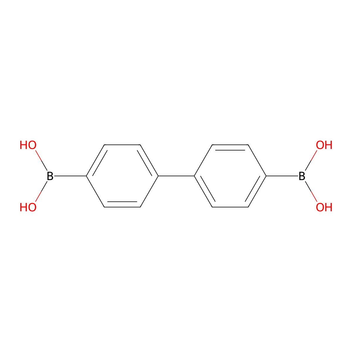 4,4'-Biphenyldiboronic Acid molecular structure, CAS 4151-80-8