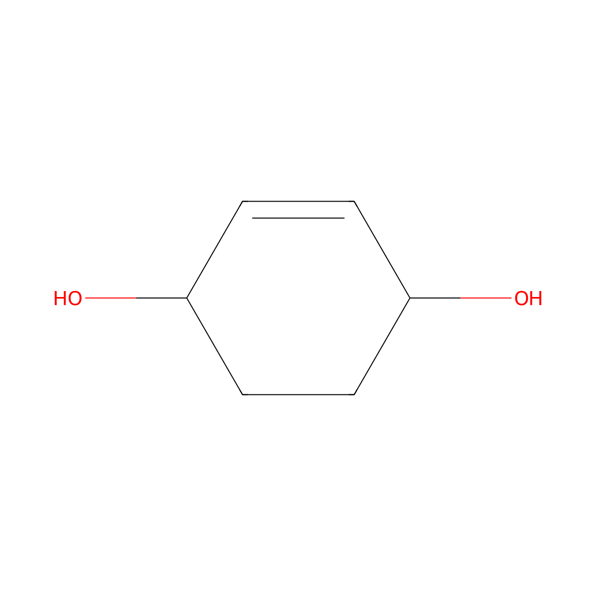 Cyclohex-2-ene-1,4-diol molecular structure, CAS 41513-32-0