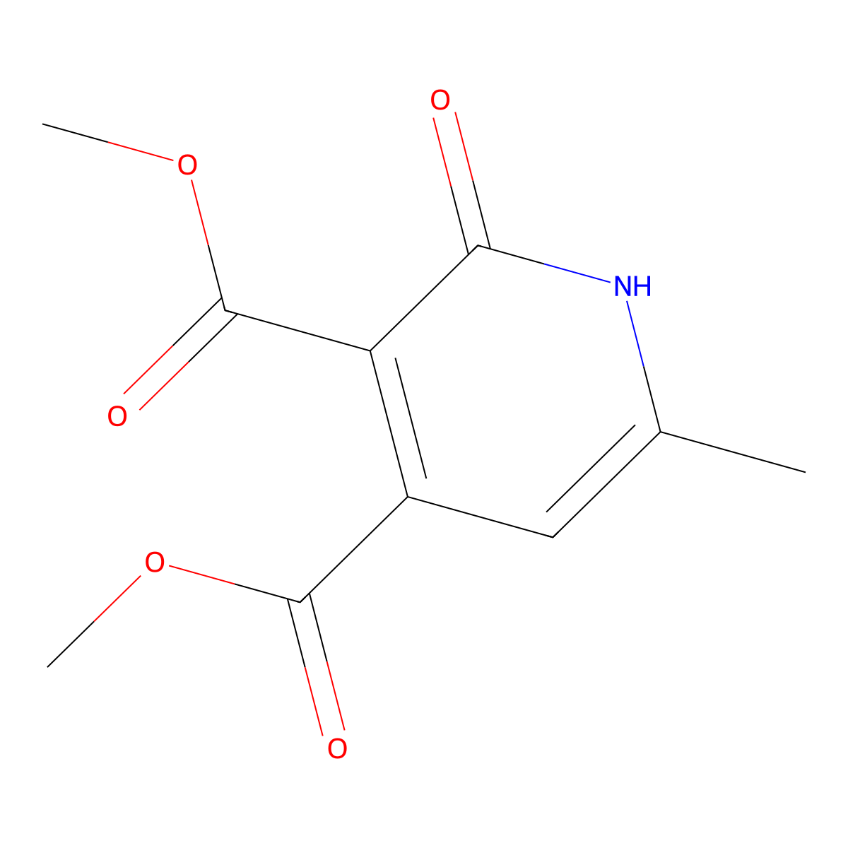 3,4-Dimethyl 2-hydroxy-6-methylpyridine-3,4-dicarboxylate molecular structure, CAS 41516-33-0