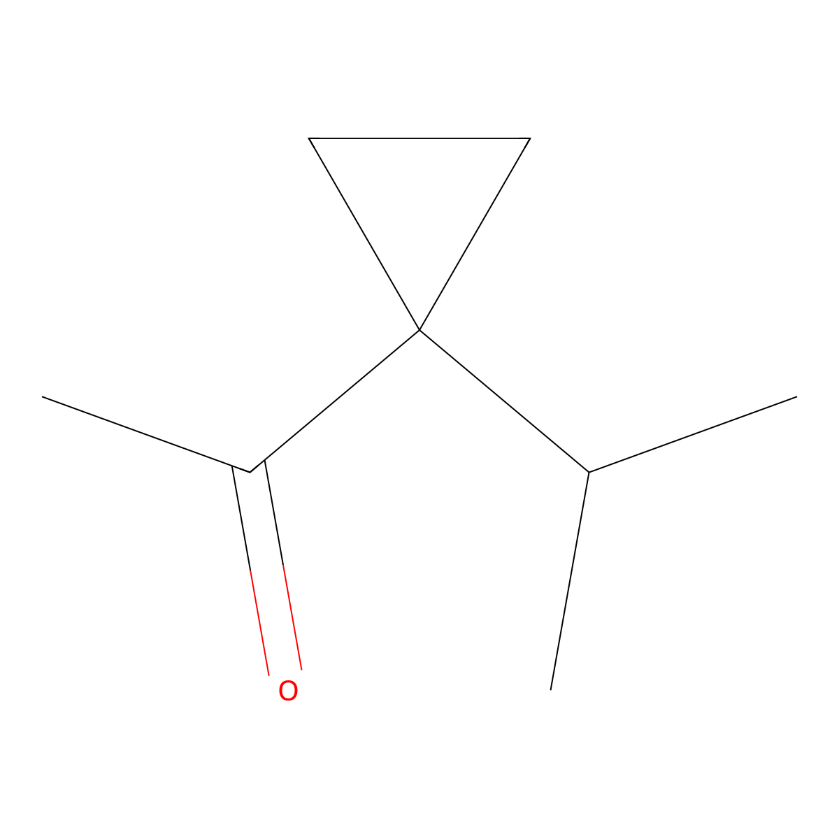 1-(1-(Propan-2-yl)cyclopropyl)ethan-1-one molecular structure, CAS 41527-53-1