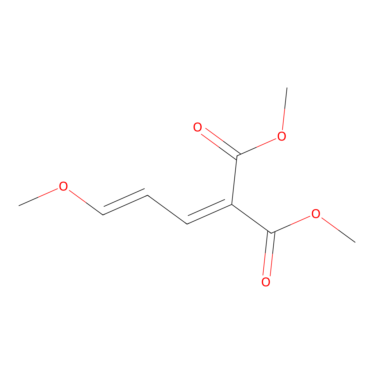 2-(3-Methoxyallylidene)malonic acid dimethyl ester molecular structure, CAS 41530-32-9