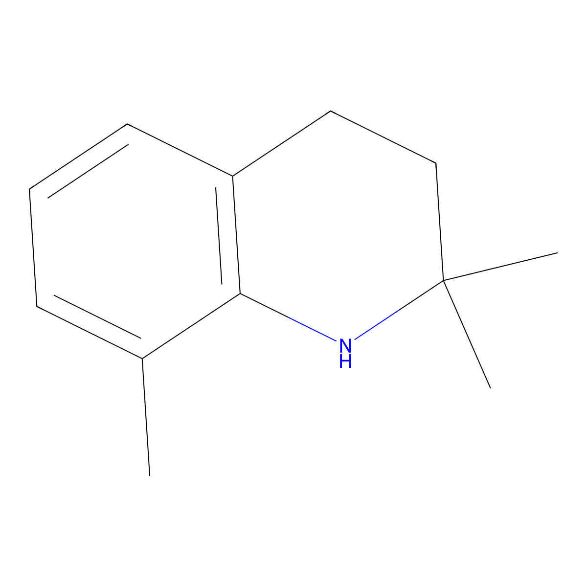 2,2,8-Trimethyl-1,2,3,4-tetrahydroquinoline molecular structure, CAS 41549-30-8